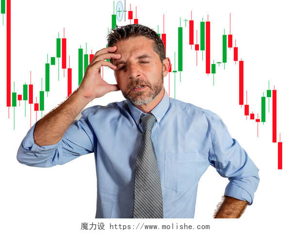 外汇市场和股票市场的交易压力和风险吸引人的压力和绝望的交易者和投资者在错误的投资中把资本从亏损中抛出感到心烦意乱